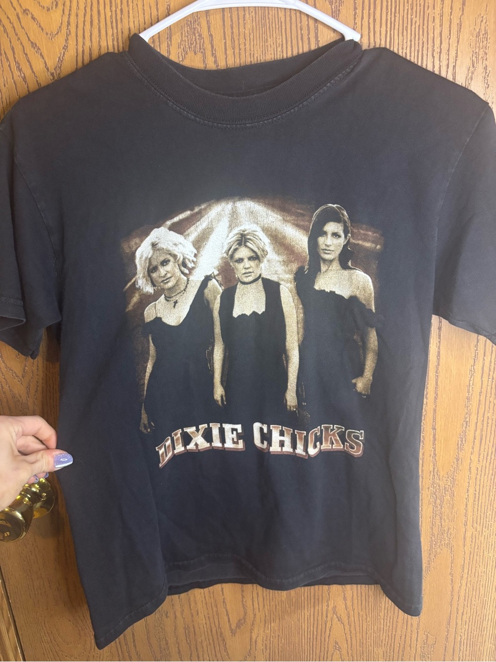 Vintage Dixie Chicks Black Graphic Tour Tee 2003 Size XS